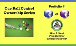 Cue Ball Control Ownership Series, Portfolio #10 of 12 - Cue Ball Control Ownership Series, #10