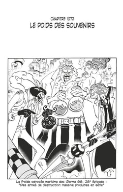 One Piece édition originale - Chapitre 1072 - Le poids des souvenirs