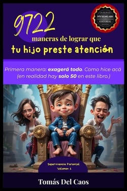 9722 maneras de lograr que tu hijo preste atención. Primera manera: exagerá todo. Como hice acá (en realidad hay solo 50 en este libro.) - Supervivencia Parental, #1