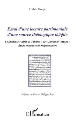 Essai d'une lecture patrimoniale d'une source théologique ibâdite - Le fascicule "Kitâb at-Tahârât" de "Dîwân al-'Azzâba" - Étude et traduction fragmentaires