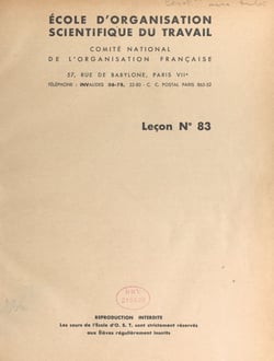 L'étude du marché - Leçon n° 83