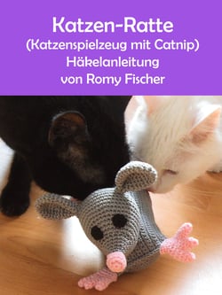Katzen-Ratte (Katzenspielzeug mit Catnip) - Häkelanleitung