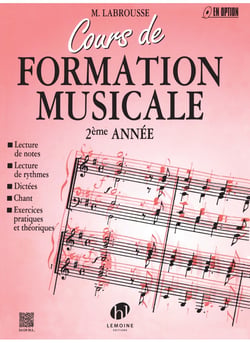 Cours de formation musicale Volume 2 - Méthode Solfège Formation Musicale - 2è année