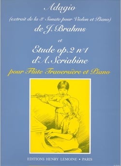 Adagio de la sonate n3 / etude op.2 n1 - partition