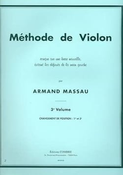 Méthode de violon Vol.3 (1e et 3e positions) - Méthode violon