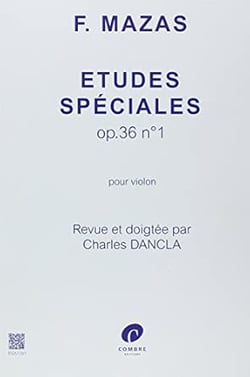 Etudes spéciales Op.36 n°1 --- violon - partition violon
