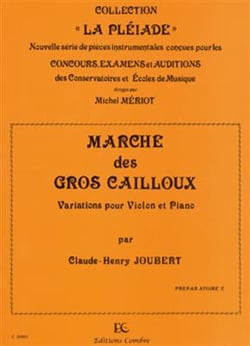 Marche des gros cailloux --- violon et piano - partition Piano