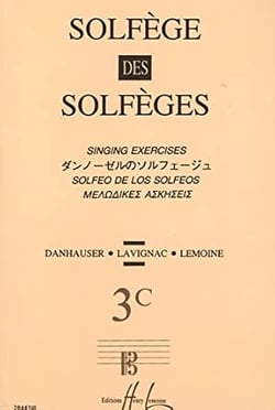 Solfège des Solfèges Vol.3C sans accompagnement - méthode Solfège