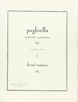 Paghiella, sérénade cyrnéenne - partition violon
