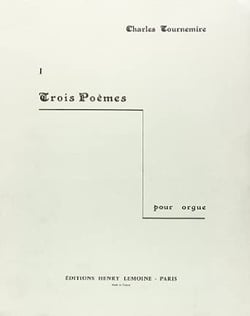 Poèmes (3) n°1 - partition orgue