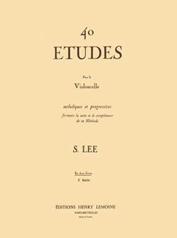 Etudes melodiques (40) op31 vol2 --- violoncelle et piano - partition Piano