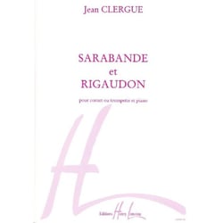 Sarabande et Rigaudon - partition trompette et piano