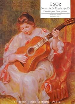 Souvenir de Russie Op.63 - partition guitare