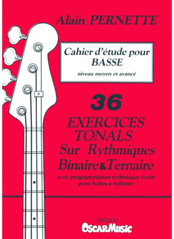Cahier d'étude pour basse - partition guitare