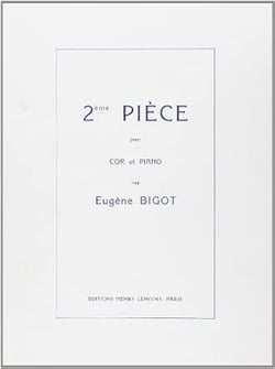 Pièce no. 2 - partition Piano