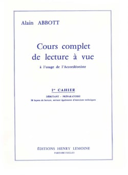 Lecture à vue Vol.1 - partition accordéon