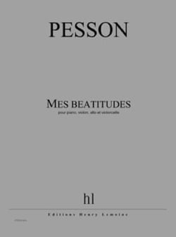 Mes béatitudes - partition Piano