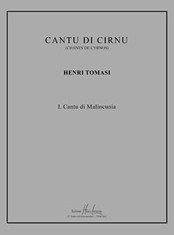 Cantu di Cirnu No. 1 Cantu di Malincunia - partition Piano