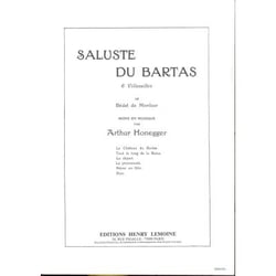 Saluste du Bartas - partition Piano