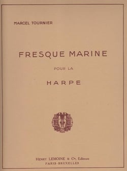 Fresque Marine - partition harpe