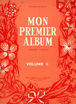 Mon premier album Vol.2 - partition violon et piano