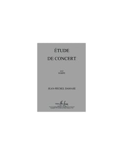 Etude de concert Op.14 - partition harpe