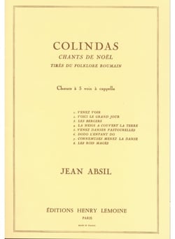 Colindas - partition choeur