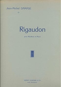 Rigaudon - partition Piano