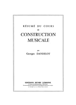 Résumé de cours de construction musicale