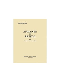 Andante et presto - partition cor