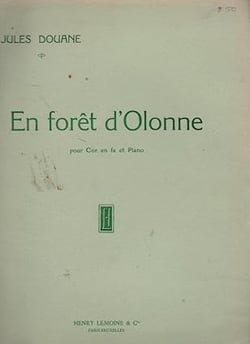 En forêt d'Olonne - partition cor