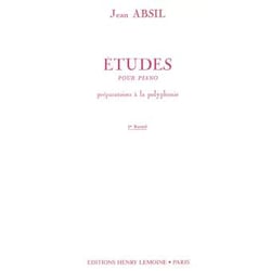 Etudes préparatoires à la polyphonie Vol.1