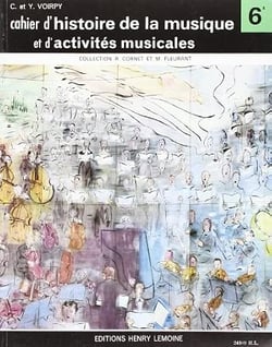 Cahier histoire de la musique 6ème