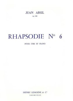 Rhapsodie n°6 Op.120 - partition Piano
