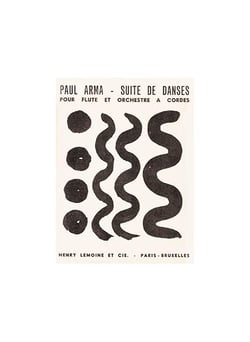 Suite de danses - partition flûte et orchestre