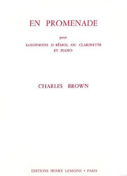 En promenade - partition saxophone MIB ou clarinette