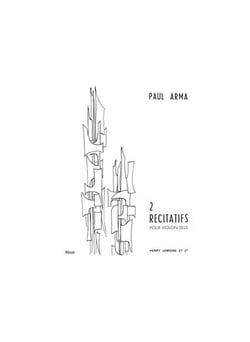 Récitatifs (2) - partition violon