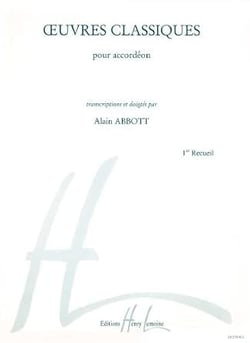 Oeuvres Classiques - Vol.1 - partition accordéon