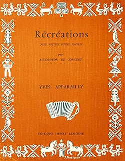 Récréations - partition accordéon