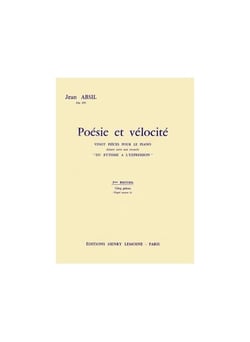 Poésie et Vélocité, Op.157 Vol.2 - partition Piano
