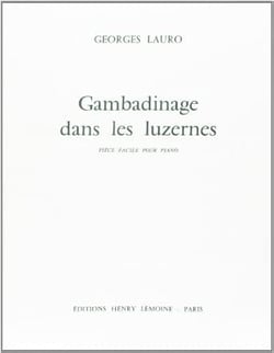 Gambadinage dans les luzernes - partition Piano
