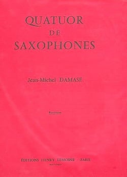 Quatuor de saxophones - partition saxophone