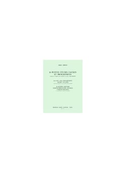 Petites études (26) - partition accordéon