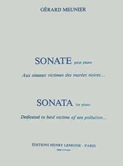 Sonate aux oiseaux victimes des marées noires - partition Piano