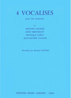 4 Vocalises Vol.1 - partition voix et flûte