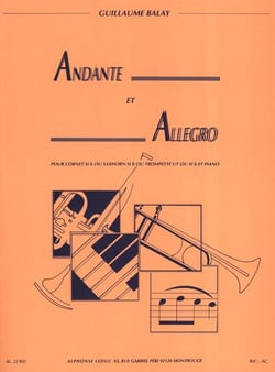 Andante et Allegretto - partition trompette et piano