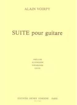 Suite pour guitare - partition guitare