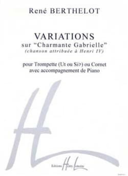 Variations sur Charmante Gabrielle - partition trompette