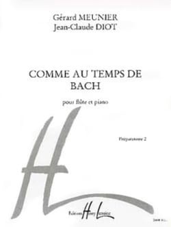 Comme au temps de Bach - partition flûte et piano