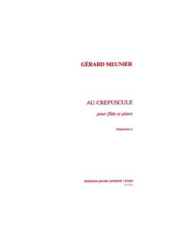 Au Crépuscule - partition Piano
